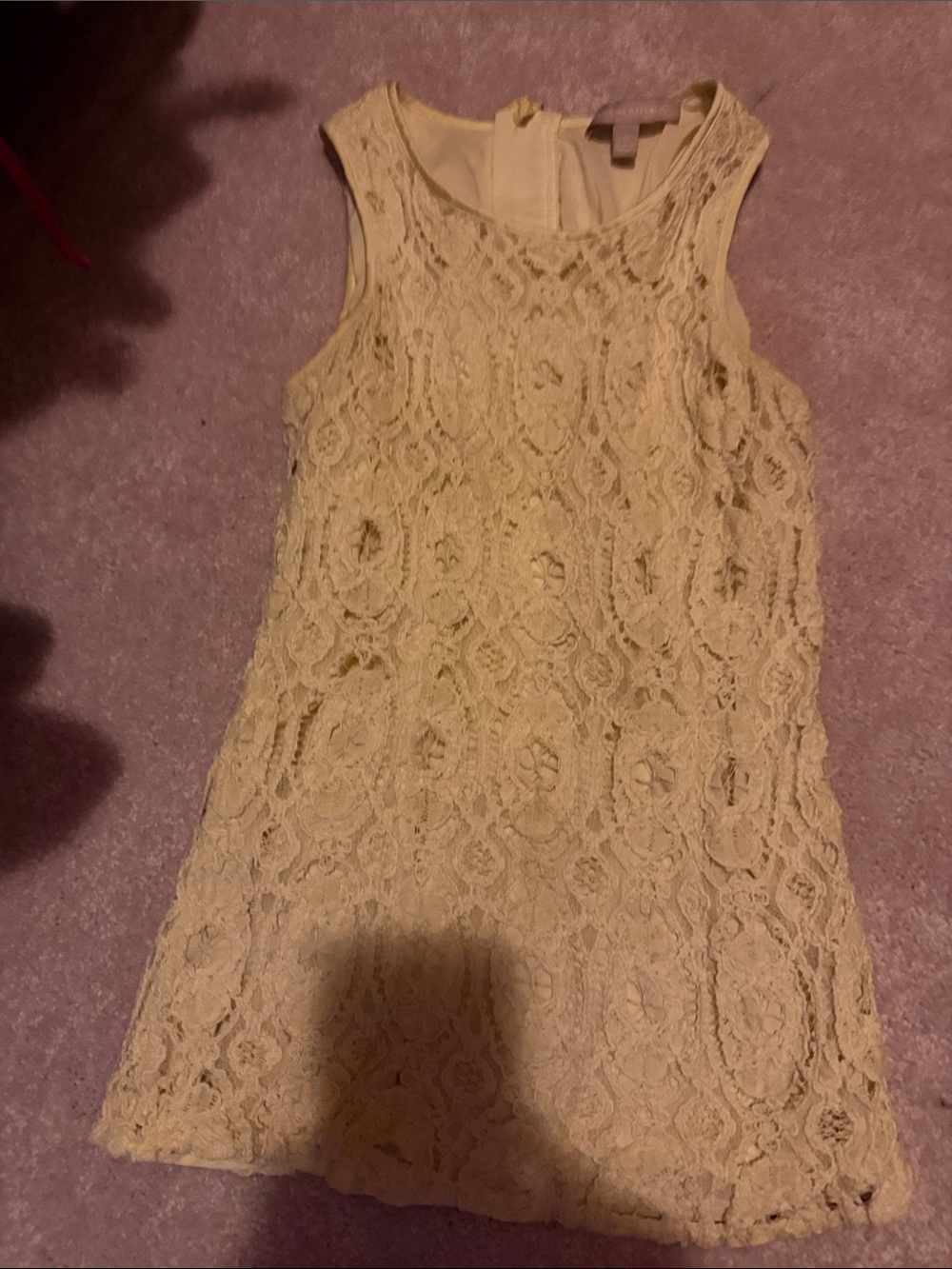 Banana Republic Lace Sleeveless Top - Cream